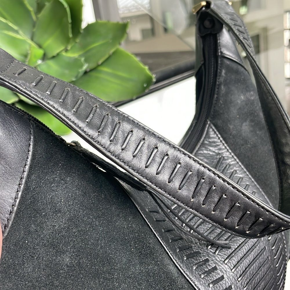 Prague, New, genuine leather boho shoulder handbag purse - Picture 7 of 9